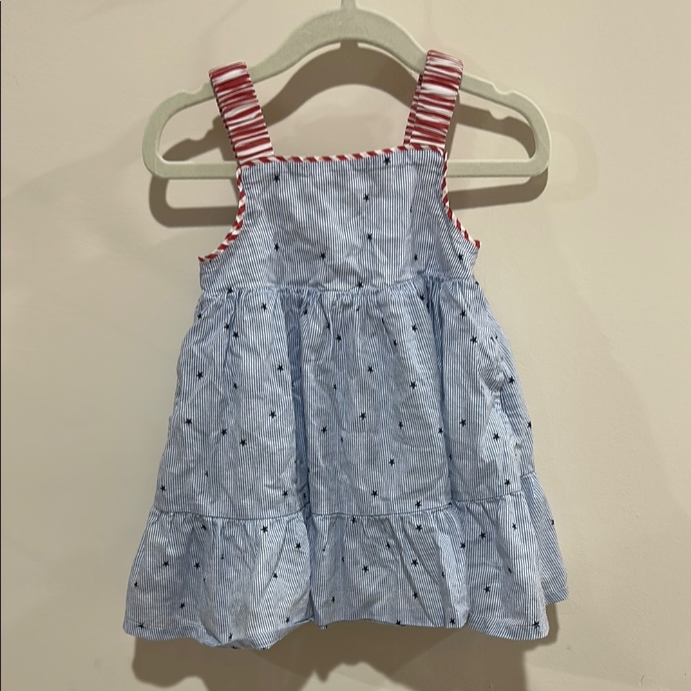 Cat & Jack Striped Dress with Star Accents